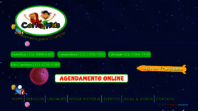 What Cortekids.com.br website looked like in 2018 (6 years ago)