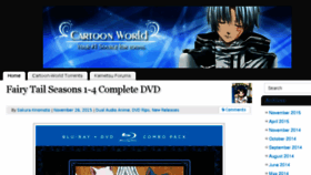 What Cartoon-world.org website looked like in 2018 (6 years ago)