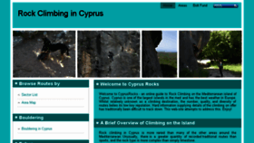 What Cyprusrocks.eu website looked like in 2018 (6 years ago)