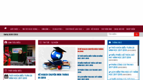 What C3easup.daklak.edu.vn website looked like in 2018 (6 years ago)