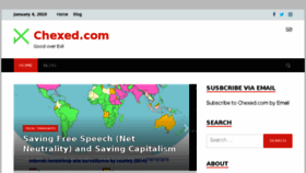 What Chexed.com website looked like in 2018 (6 years ago)