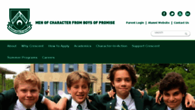 What Crescentschool.org website looked like in 2018 (6 years ago)