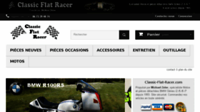 What Classic-flat-racer.com website looked like in 2018 (6 years ago)