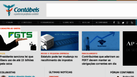What Contabeis.com.br website looked like in 2018 (6 years ago)