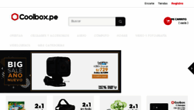 What Coolbox.pe website looked like in 2018 (8 years ago)