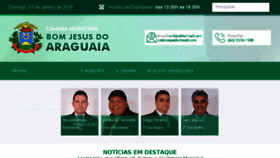 What Camarabomjesusdoaraguaia.mt.gov.br website looked like in 2018 (6 years ago)