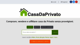 What Casadaprivato.it website looked like in 2018 (6 years ago)