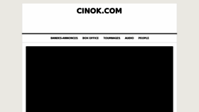 What Cinok.com website looked like in 2018 (6 years ago)