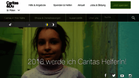 What Caritas-stpoelten.at website looked like in 2018 (6 years ago)