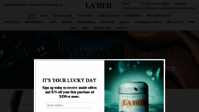 What Cremedelamer.com website looked like in 2018 (6 years ago)