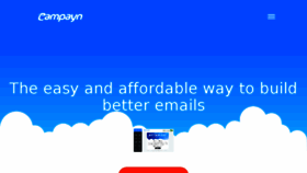 What Campayn.com website looked like in 2018 (6 years ago)