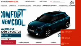 What Citroen.pt website looked like in 2018 (6 years ago)