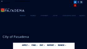 What Cityofpasadena.net website looked like in 2018 (6 years ago)