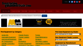 What Constructionequipmentguide.com website looked like in 2018 (6 years ago)