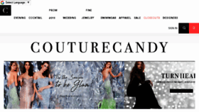 What Couturecandy.com website looked like in 2018 (6 years ago)