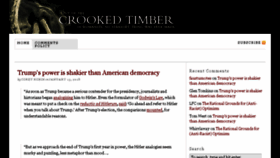 What Crookedtimber.org website looked like in 2018 (6 years ago)