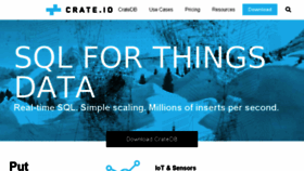 What Crate.io website looked like in 2018 (6 years ago)