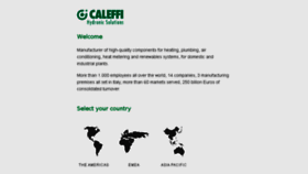 What Caleffi.com website looked like in 2018 (6 years ago)