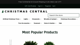 What Christmascentral.com website looked like in 2018 (6 years ago)