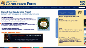 What Candlewick.com website looked like in 2018 (6 years ago)