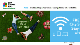What Citysquaremall.com.sg website looked like in 2018 (6 years ago)
