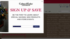 What Crabtree-evelyn.com website looked like in 2018 (6 years ago)