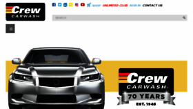What Crewcarwash.com website looked like in 2018 (6 years ago)