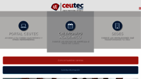 What Ceutec.hn website looked like in 2018 (6 years ago)
