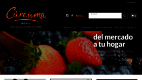What Curcuma.cl website looked like in 2018 (7 years ago)