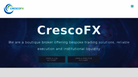 What Crescofx.com website looked like in 2018 (6 years ago)
