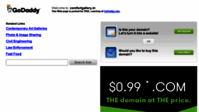 What Comfortgallery.in website looked like in 2018 (7 years ago)