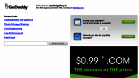 What Comfortgallery.in website looked like in 2018 (6 years ago)