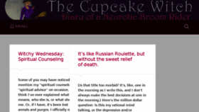 What Cupcakewitchery.com website looked like in 2018 (7 years ago)