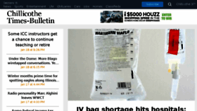 What Chillicothetimesbulletin.com website looked like in 2018 (6 years ago)