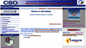 What Csostat.gov.mm website looked like in 2018 (7 years ago)