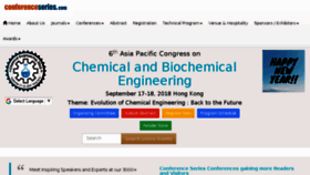 What Chemicalengineeringconference.com website looked like in 2018 (6 years ago)