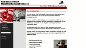 What Cadservice-c.de website looked like in 2018 (6 years ago)