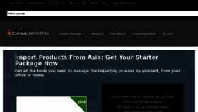What Chinaimportal.com website looked like in 2018 (6 years ago)