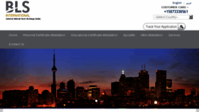 What Canada.blsattestation.com website looked like in 2018 (6 years ago)