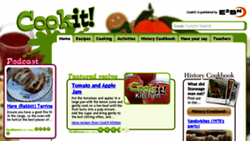 What Cookit.e2bn.org website looked like in 2018 (6 years ago)