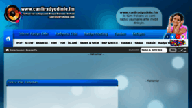 What Canliradyodinle.fm website looked like in 2018 (7 years ago)