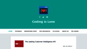 What Codingislove.com website looked like in 2018 (6 years ago)
