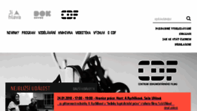 What C-d-f.cz website looked like in 2018 (6 years ago)