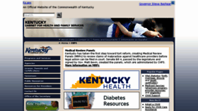 What Chfs.ky.gov website looked like in 2018 (6 years ago)