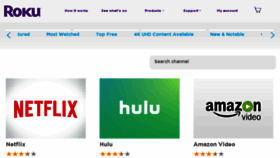 What Channelstore.roku.com website looked like in 2018 (6 years ago)