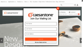 What Caesarstone.com.au website looked like in 2018 (6 years ago)