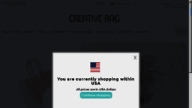 What Creativebag.com website looked like in 2018 (6 years ago)