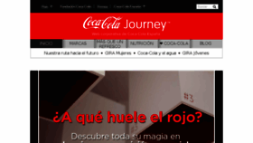 What Cocacolaespana.es website looked like in 2018 (6 years ago)