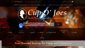What Cupojoes.com website looked like in 2018 (6 years ago)