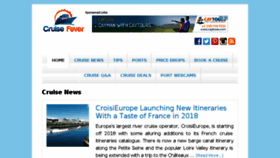 What Cruisefever.net website looked like in 2018 (6 years ago)